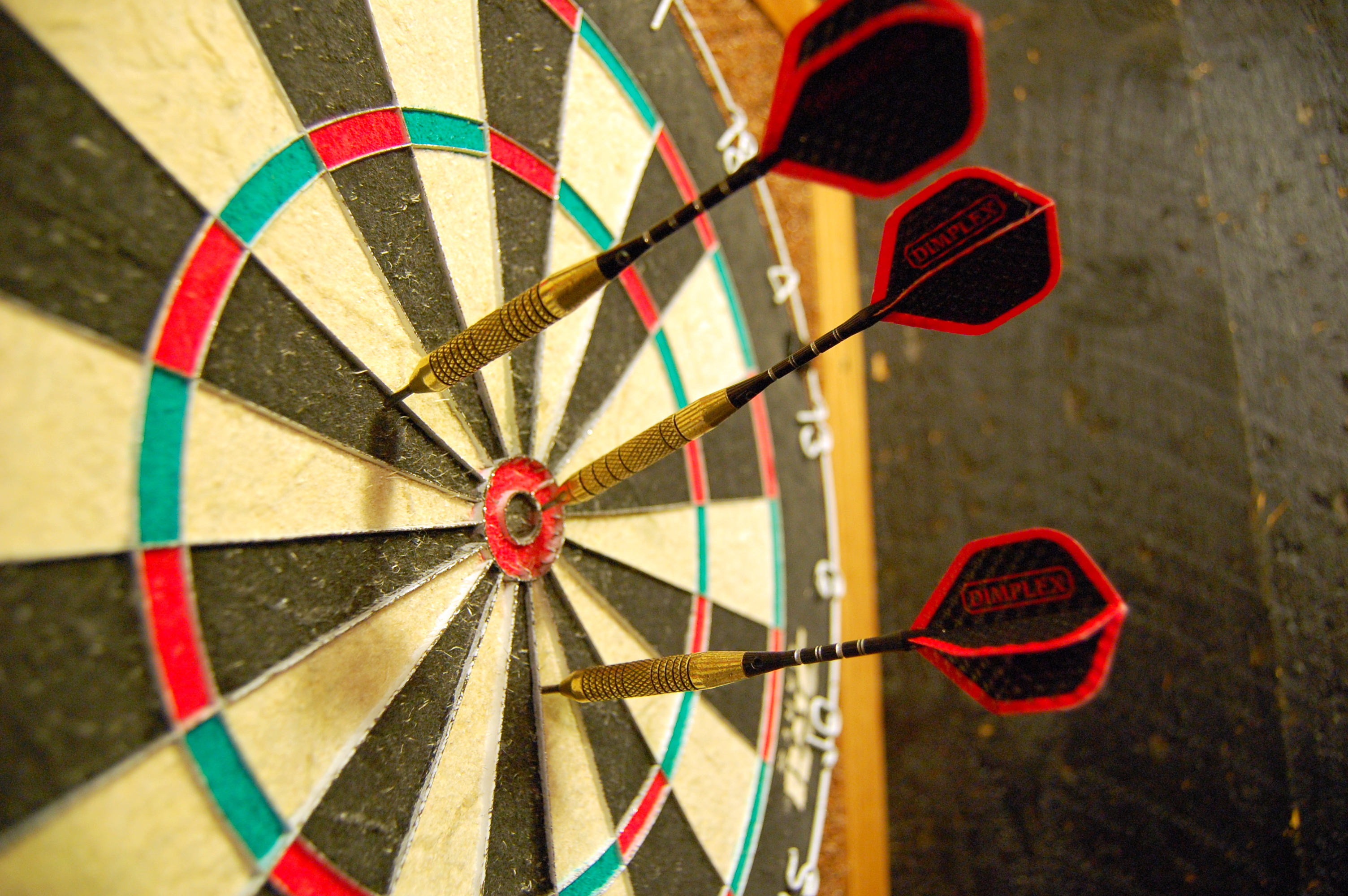 throwing darts